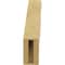 Ekena Millwork 3-inch W x 14-inch D x 14-inch H Funston Rough Cedar Woodgrain TimberThane Knee Brace, Primed BRCUR03X14X14FSTRCPR - alternate 4